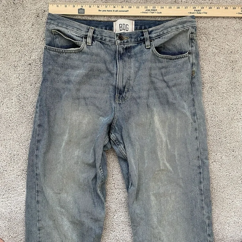 BDG Slacker Fit Wide Leg Relaxed Denim Jeans Mens 36x32 Urban Outfitters Skater